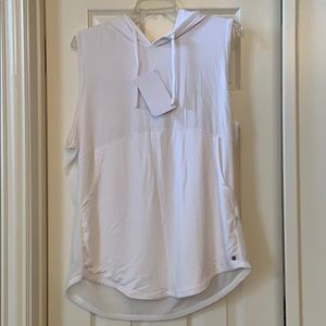 Fabletics sleeveless hooded top
